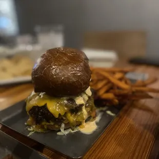 Smashed burger