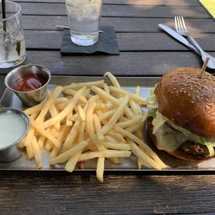 Green Chili Burger