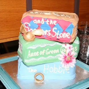 Custom book cake by Fate Cakes!!