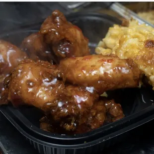 Large sweet chilli wingette dinner