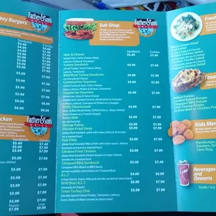 Menu, p2-4