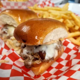 Bourbon bacon jam sliders