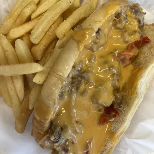 Mr. Banks roll with jalapeño beer cheese