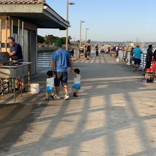 My boys on the fishing pier