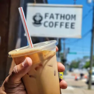 White Chocolate Lavender Latte w/ Oat Milk