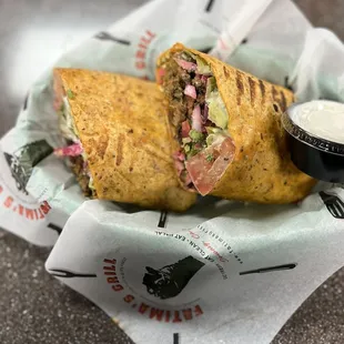 Beef Shawarma Crunch Wrap