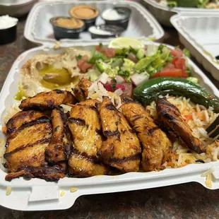 Chicken Kabab Platter