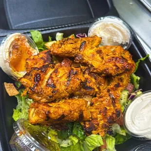 Chicken Kabob Salad