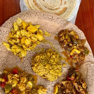 Injera platter