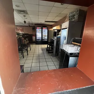 the inside of a restaurant