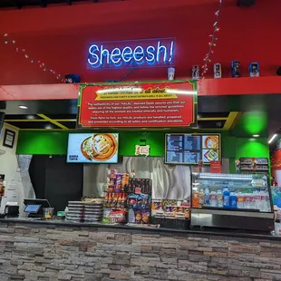 the interior of a restaurant