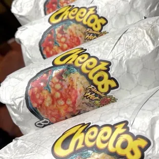 Hot Cheetos Burrito