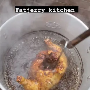 Fried turkey New Orleans style