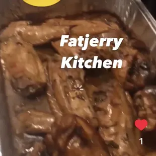 Smother turkey wings you New Orleans style