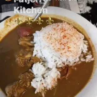 Seafood gumbo New Orleans style