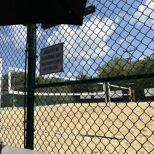 Volleyball courts