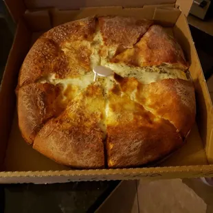 This is the Fatman's  stuffed pizza