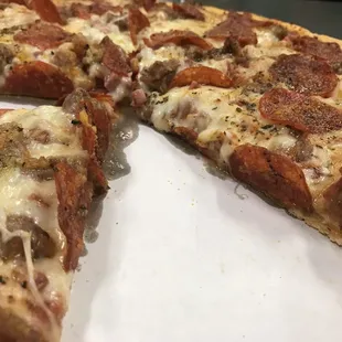 Meat lovers medium pizza