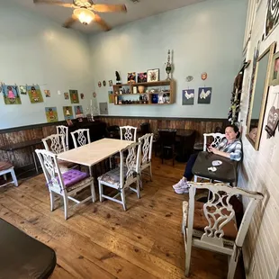 the dining area