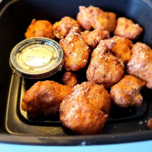 Chicken and waffle bites