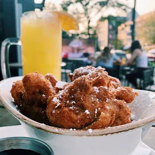 a bowl of fried food