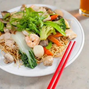 Hong Kong Chow Mein Noodles