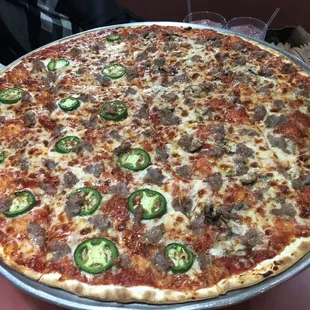 Jalapeño and sausage