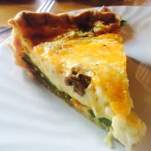 Vegetable Quiche.
