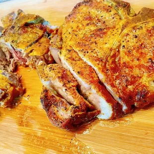 heritage pork porterhouse chops