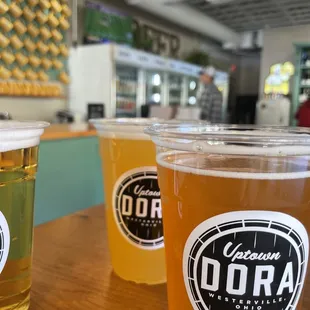 a row of beers