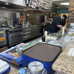 sushi and sashimi, interior