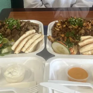 Chicken Shawarma Pita Sandwich Combo Meal
