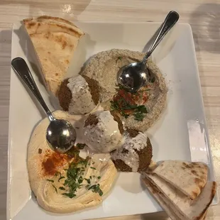 Hummus and Baba ganoush