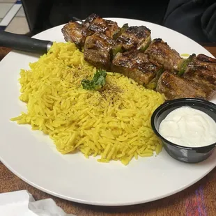 Shish Kabob Plate