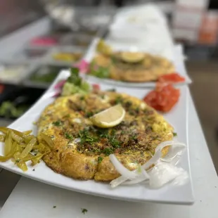 a plate of food
