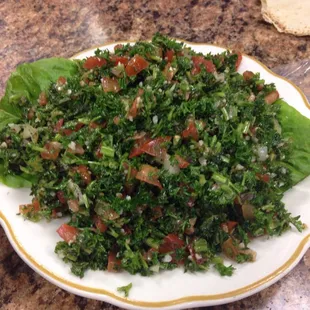 Richard loves the tabouli