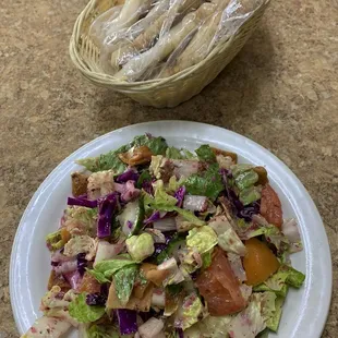 Lebanese Fattoush Salad