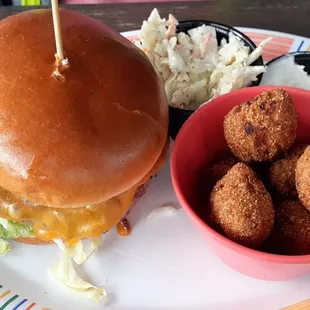 1/2 lb burger with cheese