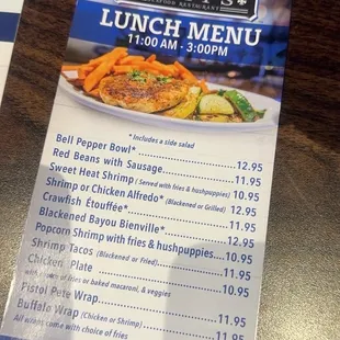 Lunch specials