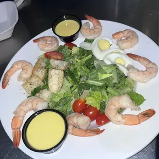 boiled shrimp salad