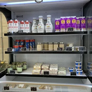 Dairy case- great cheeses