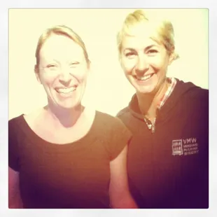 Two of the ladies from Faubourg Wines.