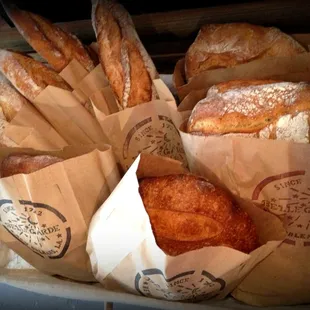 Fresh bread daily from Bellegarde Bakery.