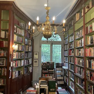 View from the back of the bookstore, facing the front entrance.  LOVE this place!