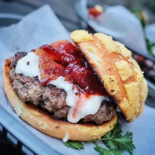 Pan dulce burger