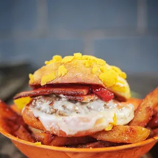 Pan dulce burger