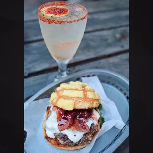 Pan dulce burger