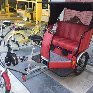 We have a pedal cab service downtown Detroit call to book us for a date