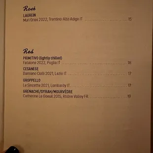 Menu 3/13/24