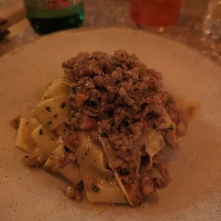 Veal Bolognese Tagliatelle
